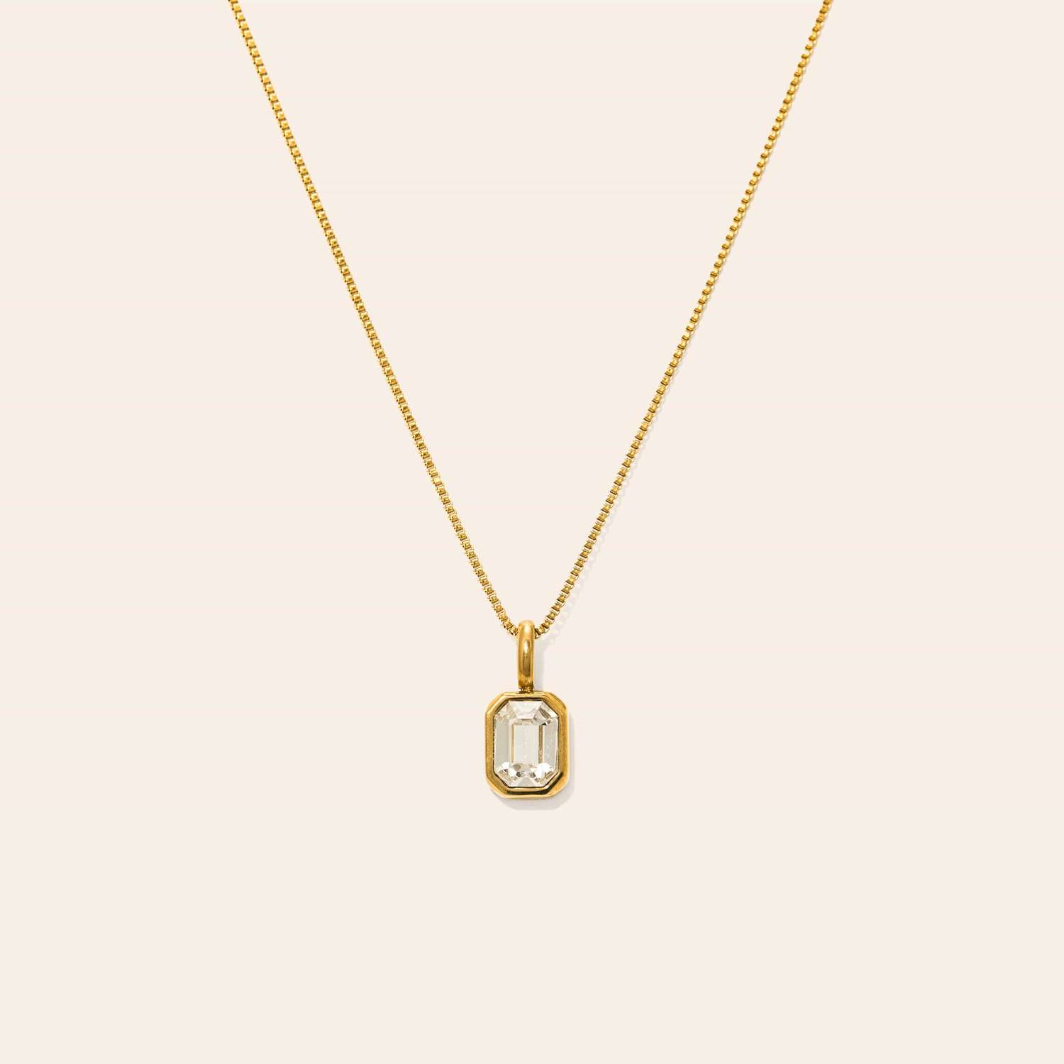 Waterproof Birthstone Necklace