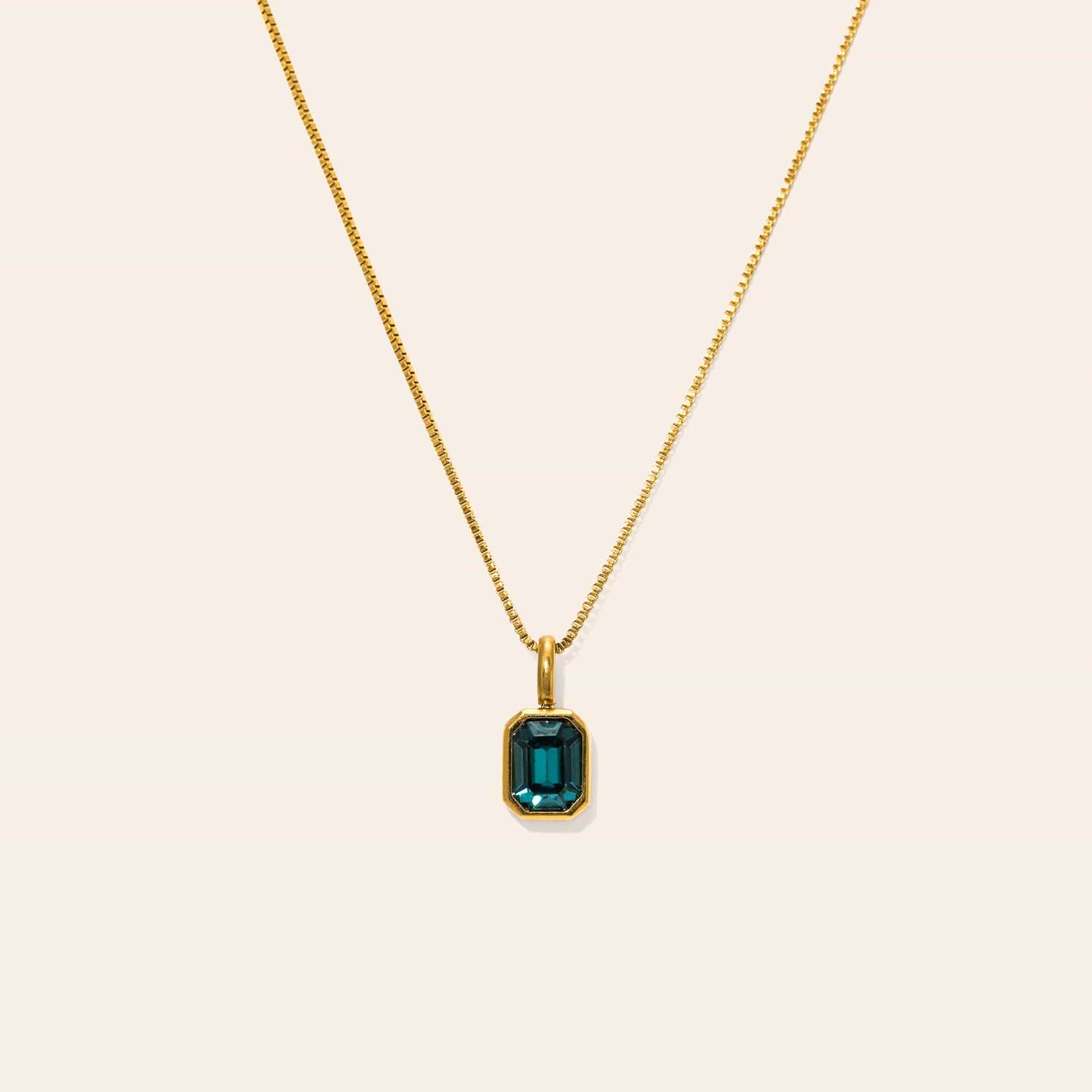 Waterproof Birthstone Necklace
