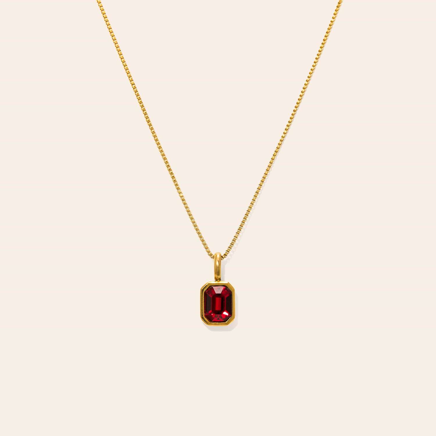 Waterproof Birthstone Necklace