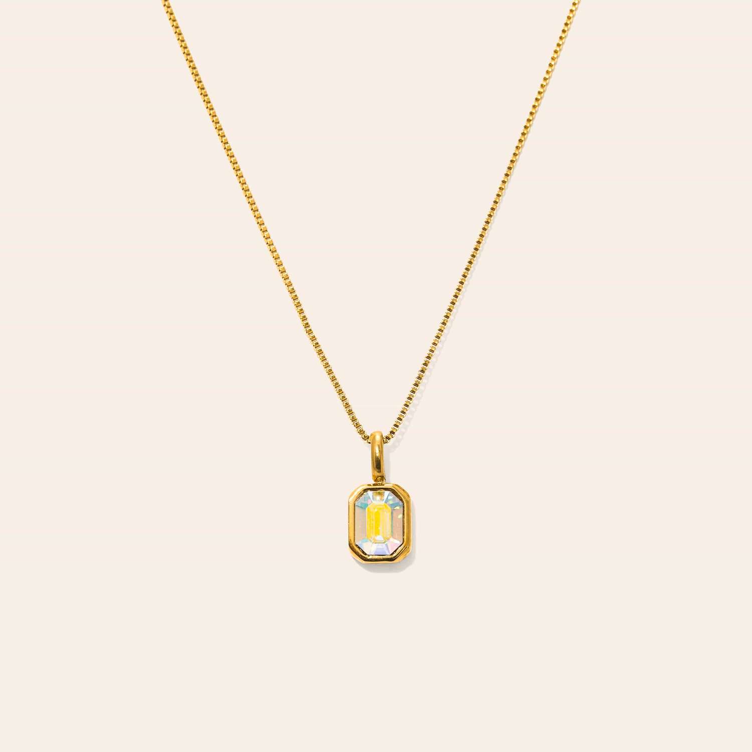 Waterproof Birthstone Necklace