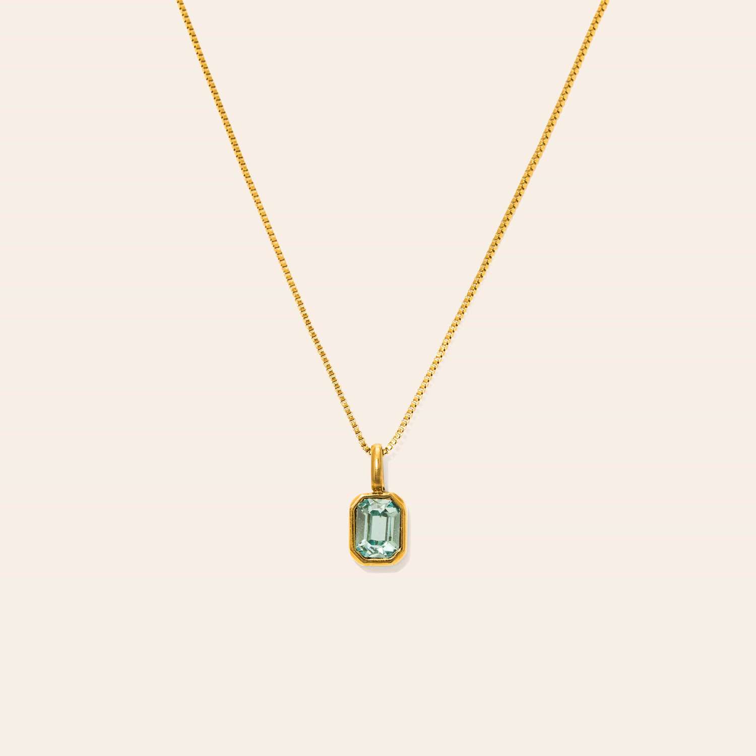 Waterproof Birthstone Necklace