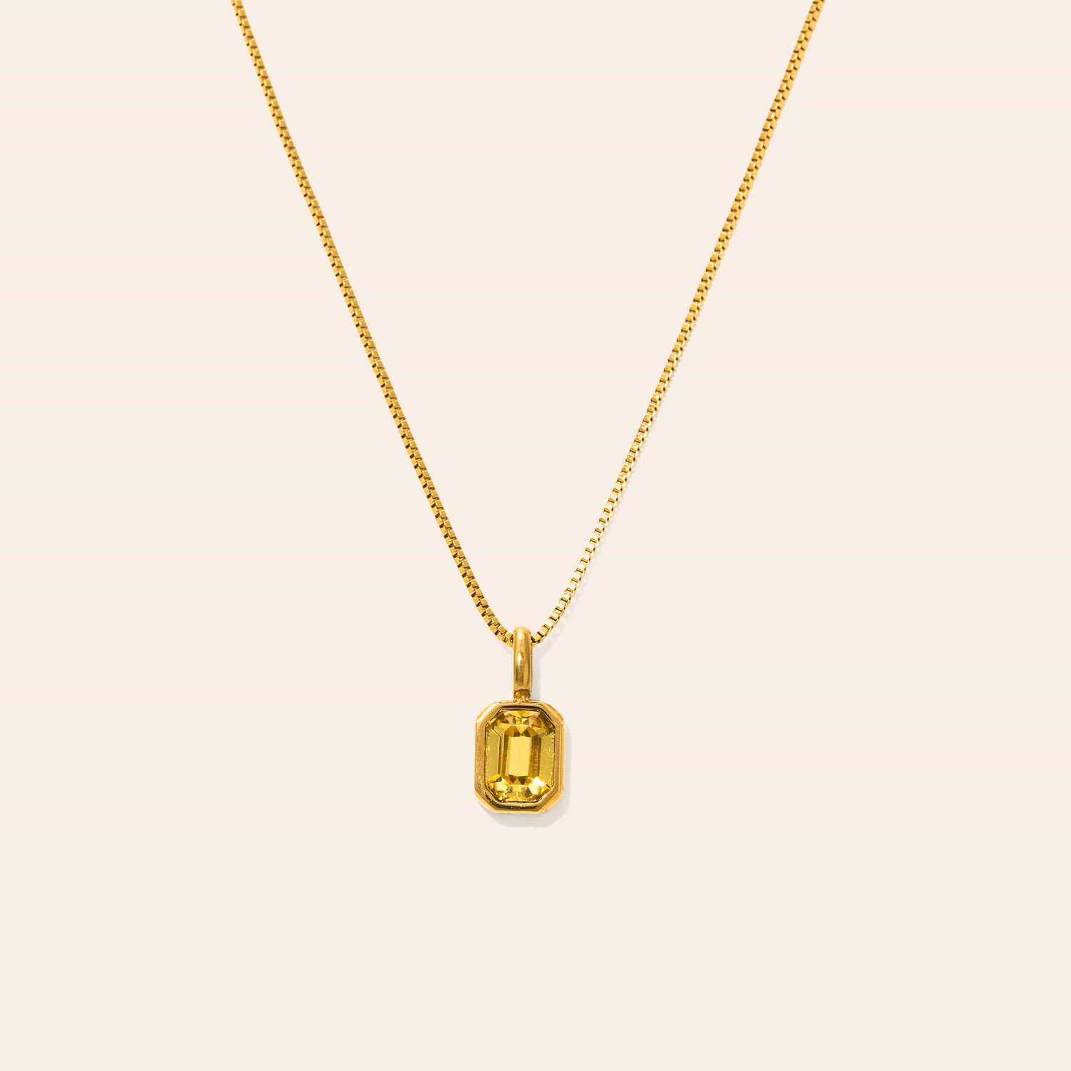 Waterproof Birthstone Necklace