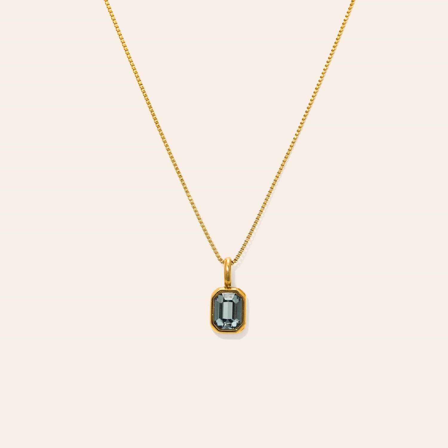 Waterproof Birthstone Necklace