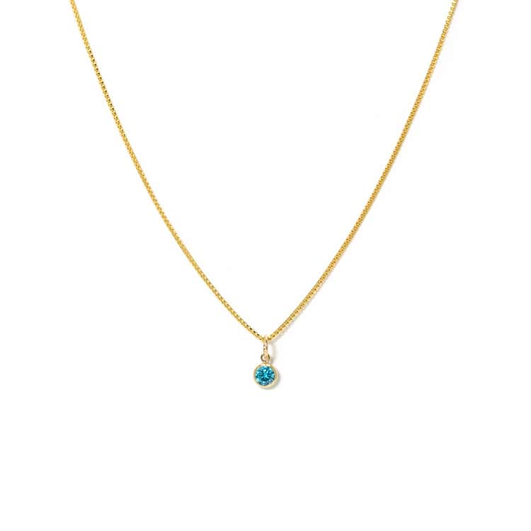 September Birthstone Gold-Filled Necklace