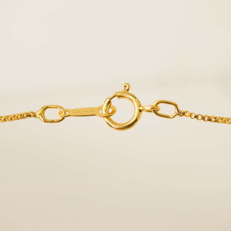 December Birthstone Gold-Filled Necklace