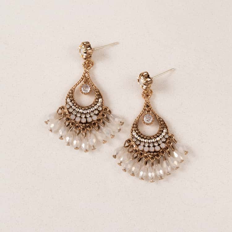 Coco Beaded Chandelier Earrings
