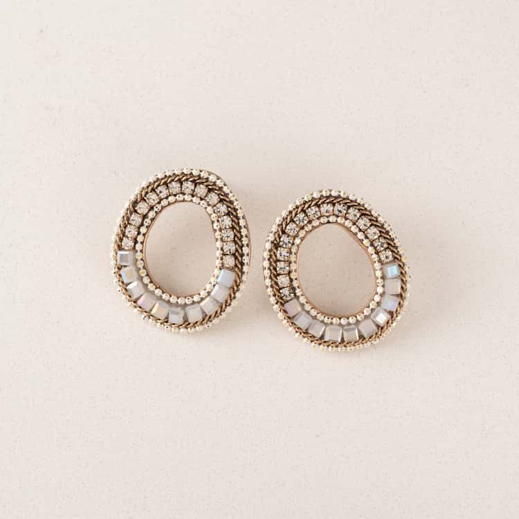 Curva Front Facing Hoop Earrings