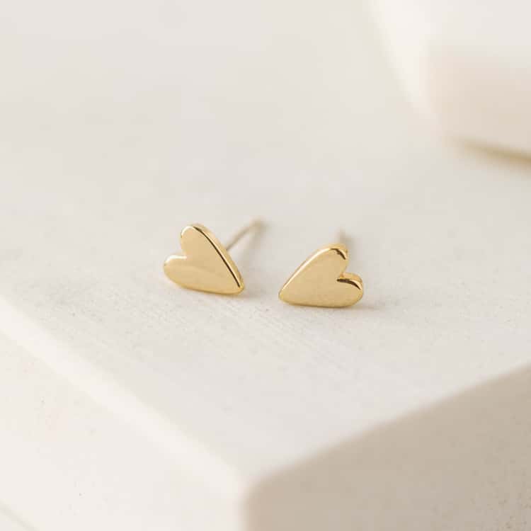 Everly Heart Stud Earrings