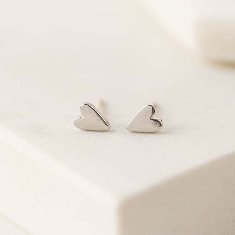 Everly Heart Stud Earrings
