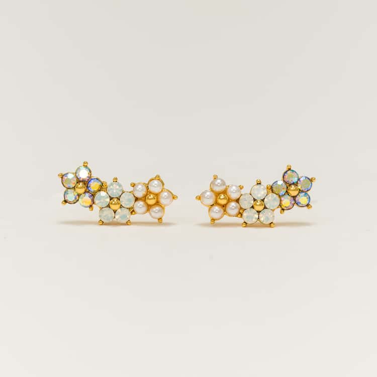 Floral Climber Earrings