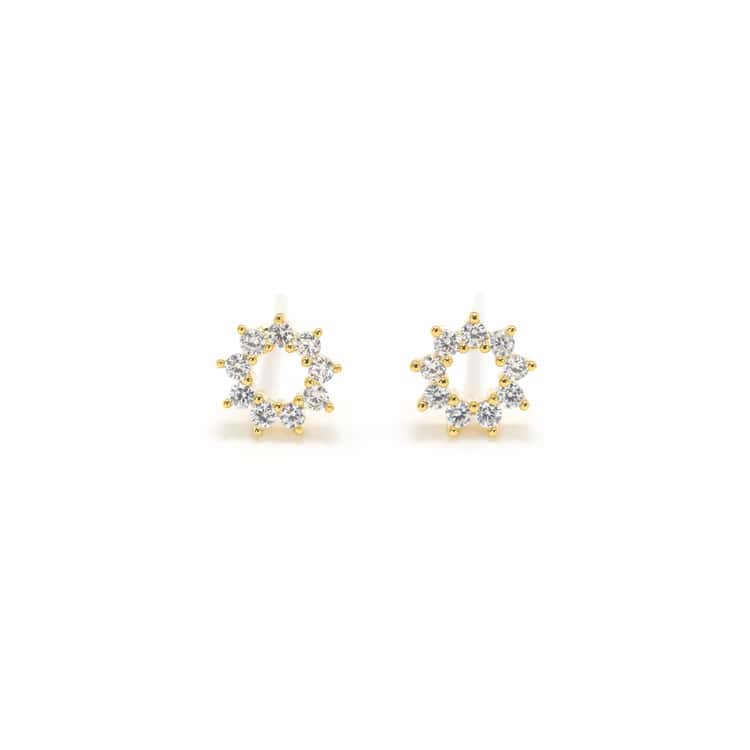 Halo Mini Stud Earrings