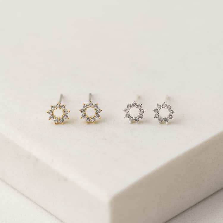 Halo Mini Stud Earrings