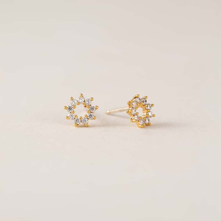 Halo Mini Stud Earrings