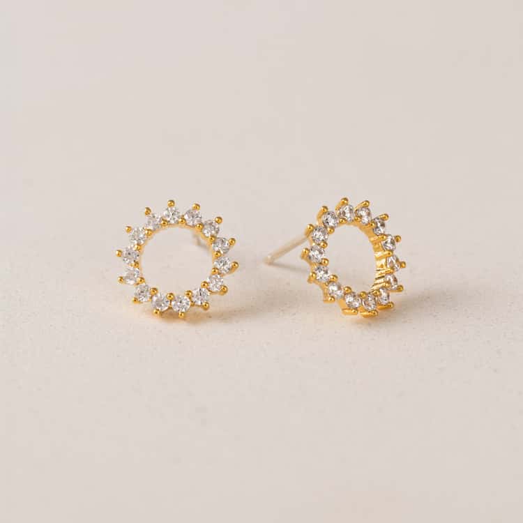 Halo Stud Earrings
