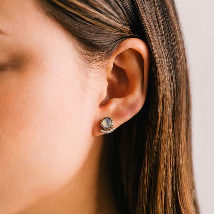 Mimosa Post Earrings