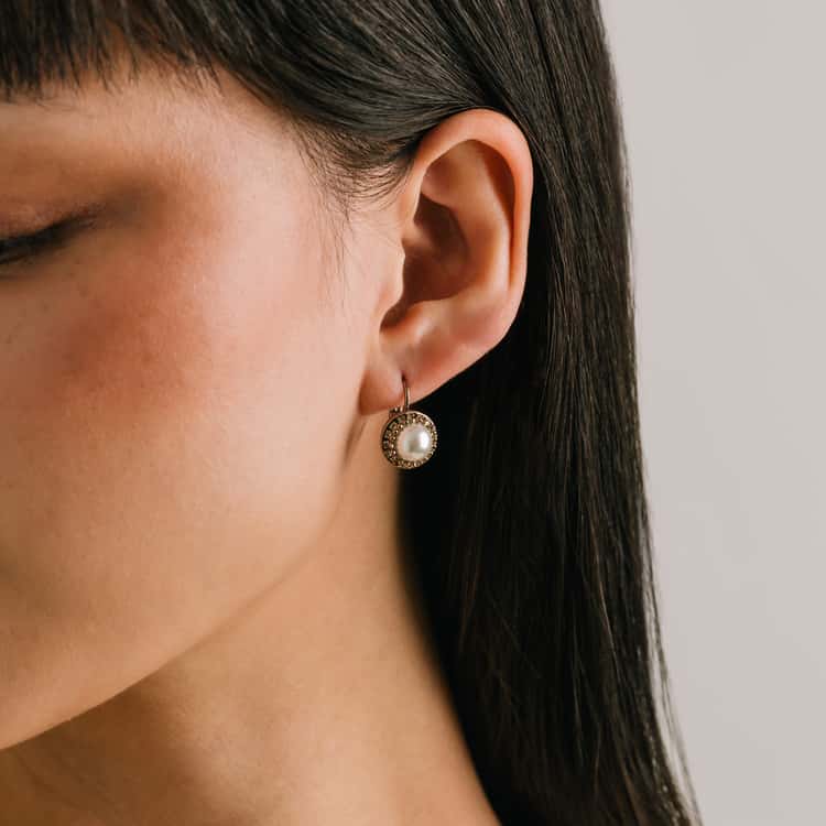 Mirel Pearl Clip Earrings