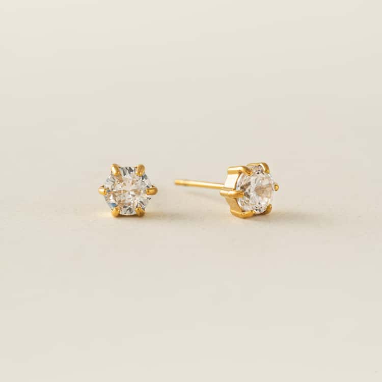Sol CZ Stud Earrings