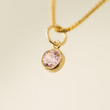 Tourmaline Gold-Filled Charm