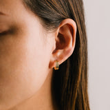 12mm Triple Gold-Filled Post Hoop Earrings