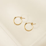 Gold-Filled Wire Hoop Earrings
