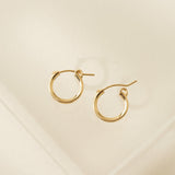 Gold-Filled Wire Hoop Earrings