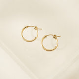 Gold-Filled Wire Hoop Earrings