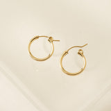 Gold-Filled Wire Hoop Earrings
