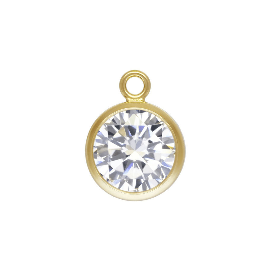 Clear Gold-Filled Charm
