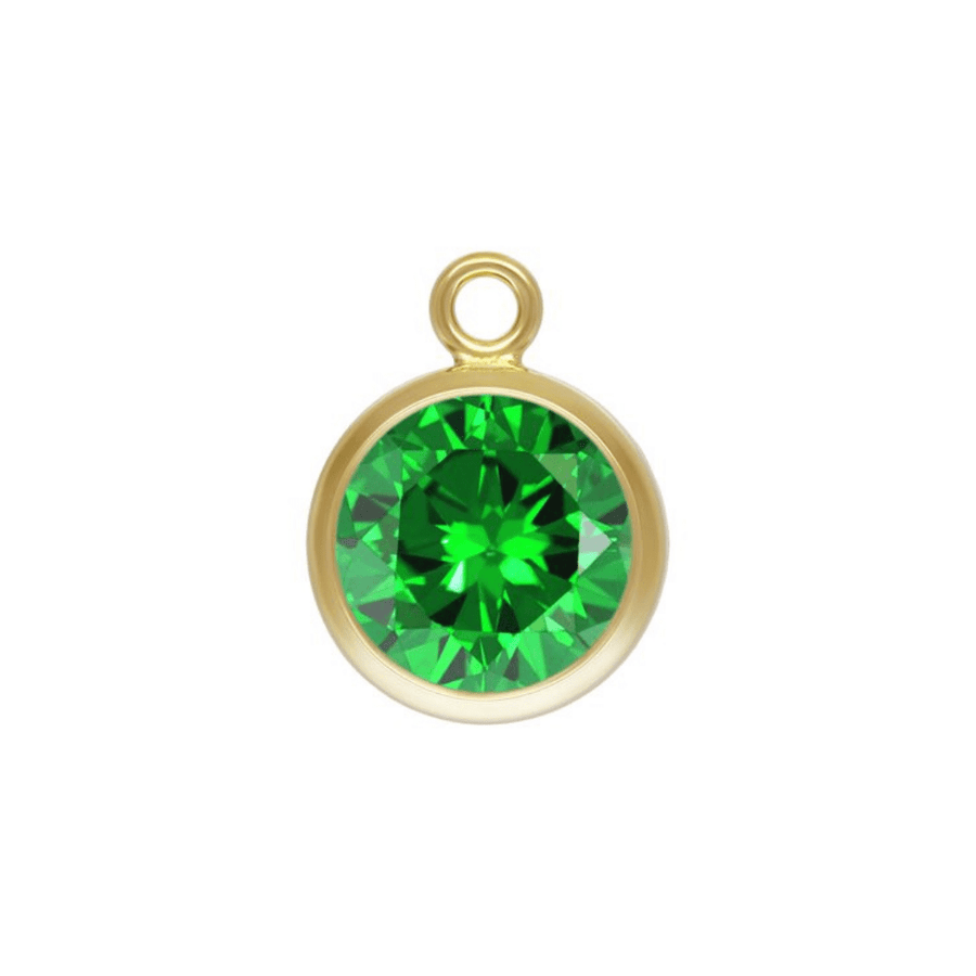 Emerald Gold-Filled Charm