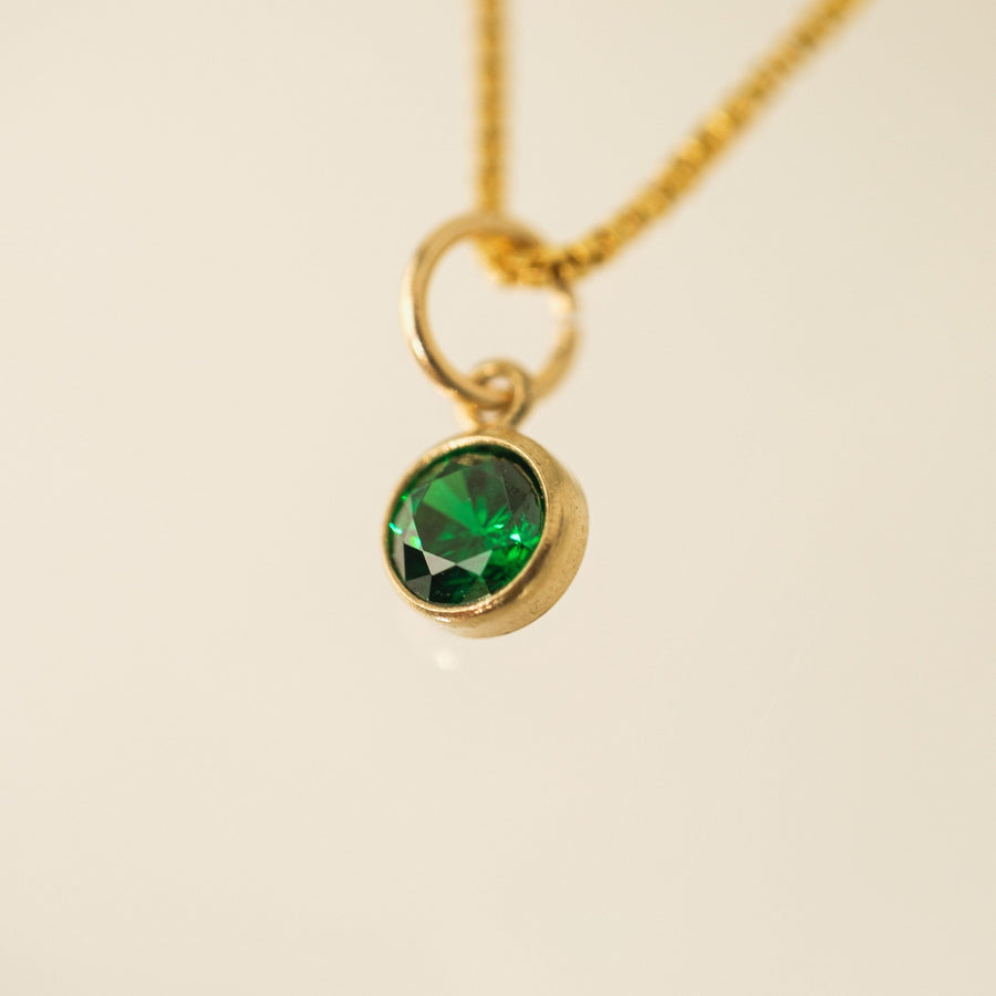 Emerald Gold-Filled Charm