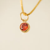 Ruby Gold-Filled Charm