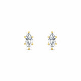 Alpha Marquise Stud Earrings