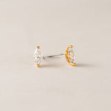 Alpha Marquise Stud Earrings