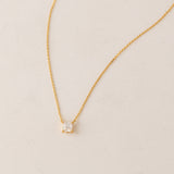 Alpha Square Necklace