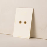 Anise Stud Earrings Clear