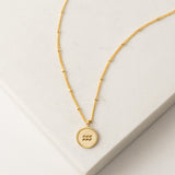 Aquarius Horoscope Necklace