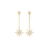 Aquila Star Drop Earrings