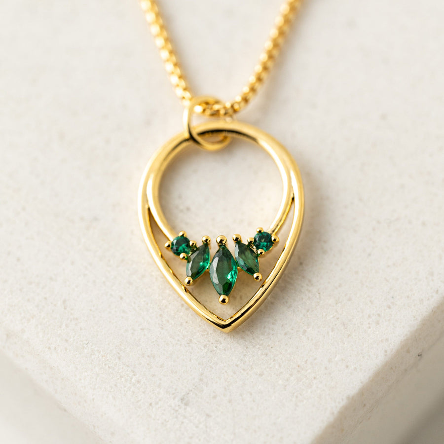 Aria Emerald Necklace