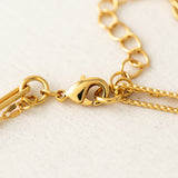 Arlo Paperclip Layered Bracelet
