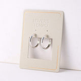 Bea 20mm Hoop Earrings Silver