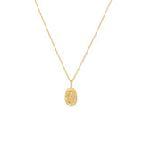 August Birth Flower Pendant Necklace