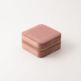 Bon Voyage Square Travel Case Rose Quartz