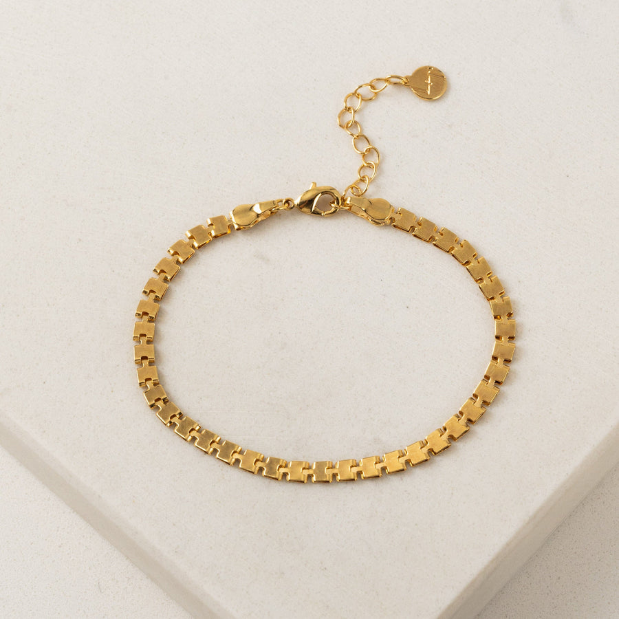 Bowie Chain Bracelet Gold