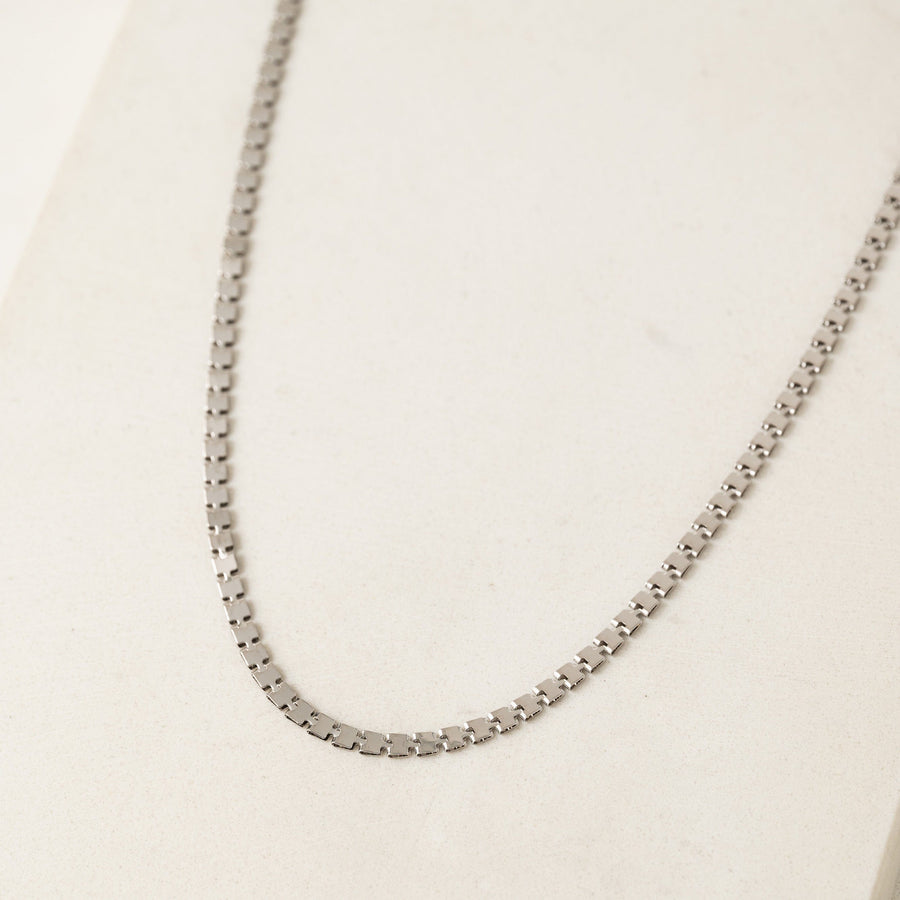 Bowie Chain Necklace Silver