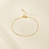Box Chain Gold-Filled Anklet