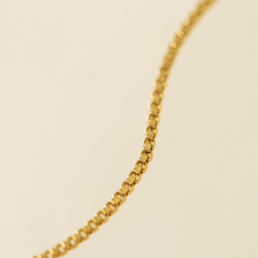 Box Chain Gold-Filled Bracelet