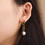 Capri Pearl Drop Earrings