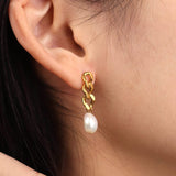 Capri Pearl Drop Earrings