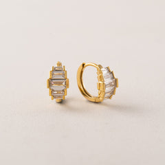 Clarice Huggie Hoop Earrings