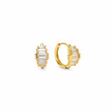 Clarice Huggie Hoop Earrings